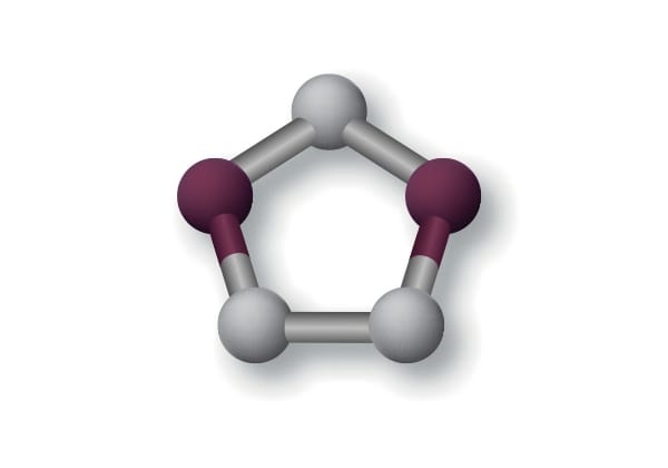 Chemical structure of 1,3-dioxolan and its application in pharmaceutical industries and lithium-ion batteries