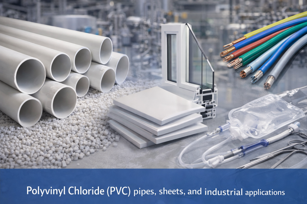 5 Key Uses of PVC Chloride in Industry 1 PVC Chloride pipes, sheets, cables, and medical tubing in industrial applications