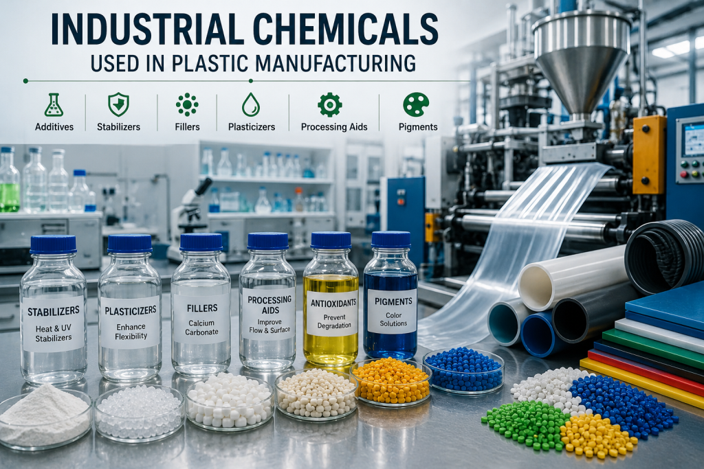 Plastic Manufacturing Chemicals Guide 10 Plastic Manufacturing Chemicals used in industrial polymer production