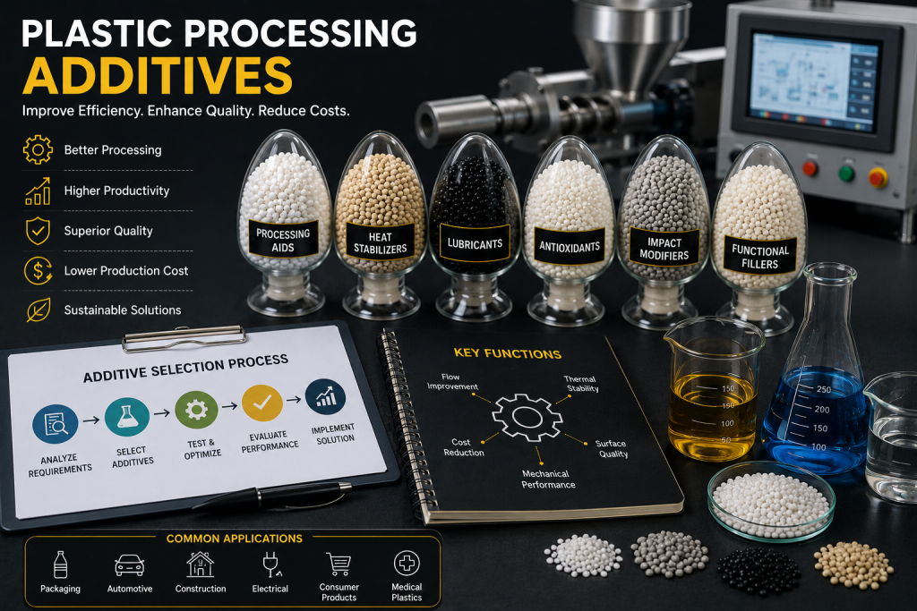 Plastic Processing Additives: Types & Uses 2 Plastic Processing Additives for Polymer Manufacturing