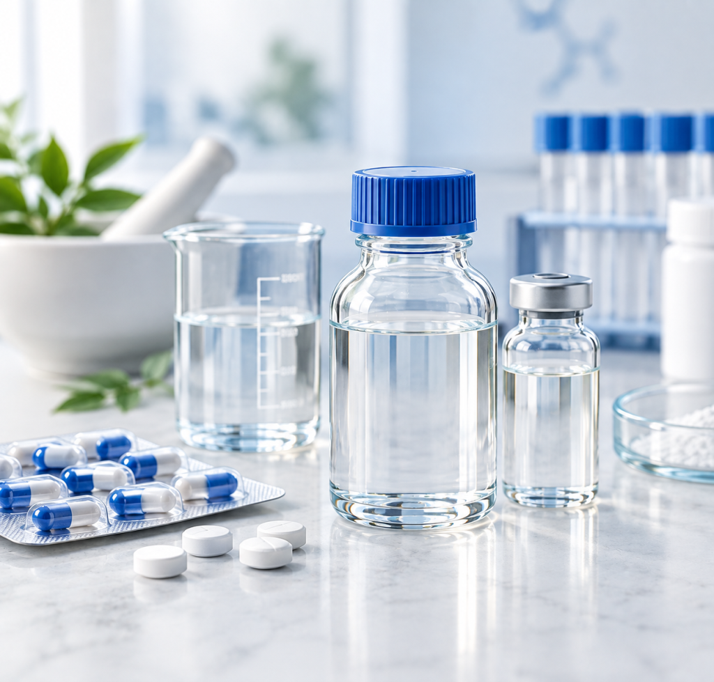 Solvents Used in Pharmaceutical Industry for drug manufacturing and chemical processing